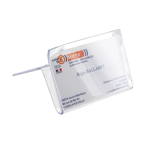 Support carte de visite et smartphone personnalisé