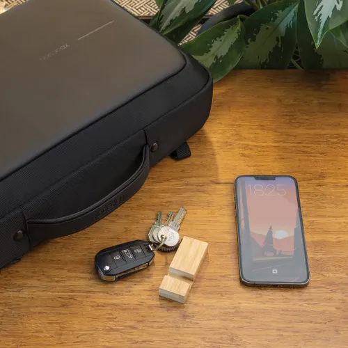 Support pour téléphone en bambou personnalisé Standkey - XD Collection