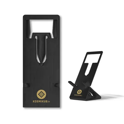 Support téléphone repliable extra-plat personnalisé en matière recyclée