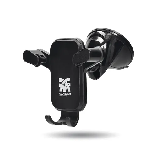 Support universel de téléphone publicitaire avec fixation par ventouse