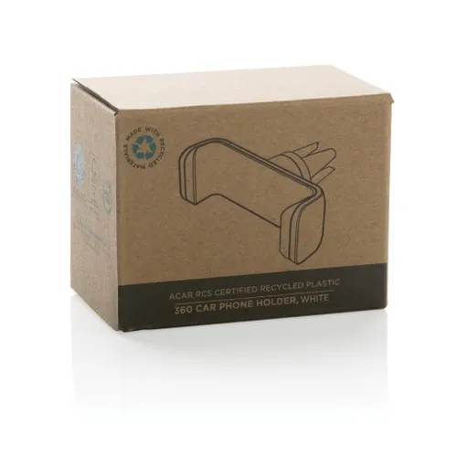 Support de téléphone en plastique recyclé pour voiture à personnaliser RCS, Acar - XD Collection