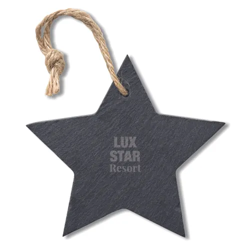 Suspension étoile en ardoise personnalisée - Slatestar