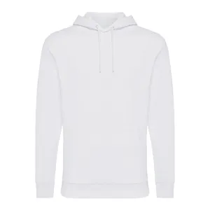 Sweat à capuche en coton recyclé Iqoniq Jasper - iqoniq personnalisable | Recycled white