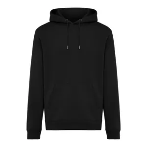 Sweat à capuche en coton recyclé IQONIQ Joshua - iqoniq | Noir