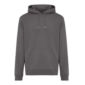 Sweat à capuche en coton recyclé IQONIQ Joshua - iqoniq | Antracite