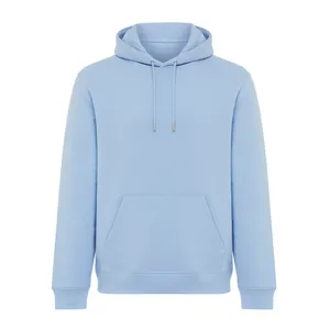 Sweat à capuche en coton recyclé IQONIQ Joshua - iqoniq | Sky blue