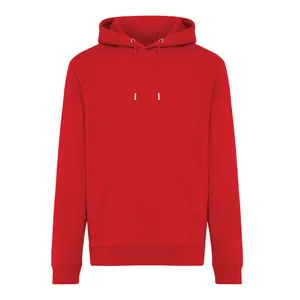 Sweat à capuche en coton recyclé IQONIQ Joshua - iqoniq | Rouge