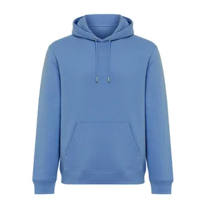 Sweat à capuche en coton recyclé IQONIQ Joshua - iqoniq | Moon blue
