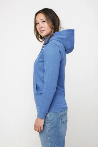 Sweat à capuche en coton recyclé non teinté à personnaliser Iqoniq Torres - iqoniq