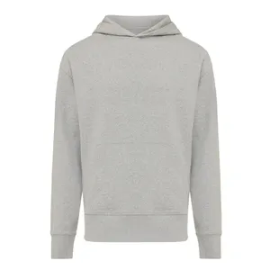 Sweat à capuche en coton recyclé personnalisable Iqoniq Yoho - iqoniq | Heather grey