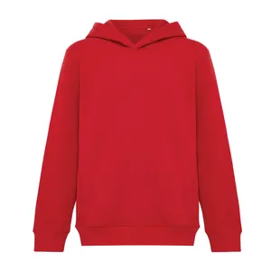 Sweat à capuche personnalisé avec poches latérales Iqoniq Yengo Kids - Iqoniq | Rouge