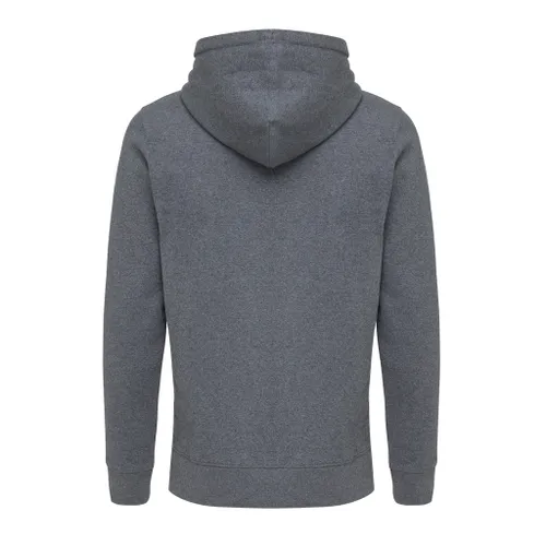 Sweat à capuche publicitaire avec zip en coton recyclé Iqoniq Abisko - iqoniq