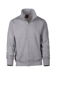 Sweat-shirt brossé personnalisé - HOOVER | Gris chiné