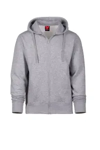 Sweat-shirt brossé personnalisé - PONTIAC | Gris chiné