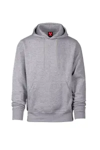 Sweat-shirt brossé personnalisé - TOLEDO | Gris chiné