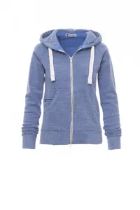 Sweat-shirt brossé personnalisé - URBAN LADY | Bleu roi chiné