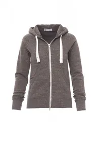 Sweat-shirt brossé personnalisé - URBAN LADY | Gris cendré chiné