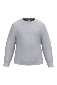 Sweat-shirt col rond enfant personnalisé - iDeal Basic Brand | Ideal Oxford Grey