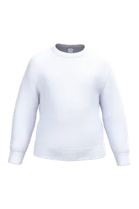 Sweat-shirt col rond enfant - iDeal Basic Brand | Ideal White