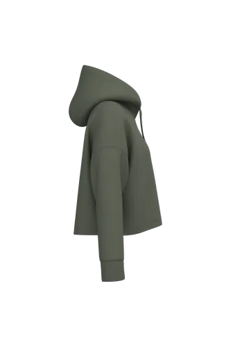 Sweat-shirt crop à capuche femme - PROACT®