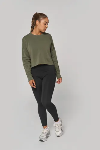 Sweat-shirt crop col rond femme - PROACT®