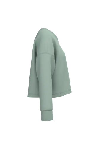Sweat-shirt crop col rond femme - PROACT®