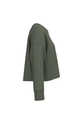 Sweat-shirt crop col rond femme - PROACT®