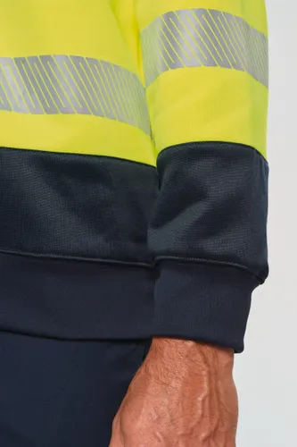 Sweat-shirt de sécurité recyclé col rond unisexe - WK. Designed To Work