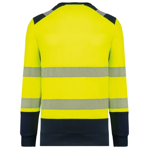 Sweat-shirt de sécurité recyclé col rond unisexe - WK. Designed To Work