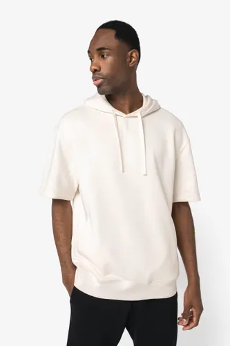 Sweat-shirt écoresponsable à capuche à épaules tombantes manches courtes personnalisé French Terry unisexe - Native Spirit