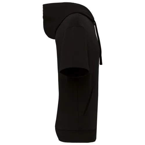 Sweat-shirt écoresponsable à capuche à épaules tombantes manches courtes personnalisé French Terry unisexe - Native Spirit