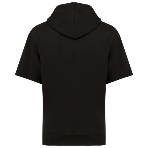 Sweat-shirt écoresponsable à capuche à épaules tombantes manches courtes personnalisé French Terry unisexe - Native Spirit