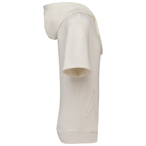 Sweat-shirt écoresponsable à capuche à épaules tombantes manches courtes personnalisé French Terry unisexe - Native Spirit