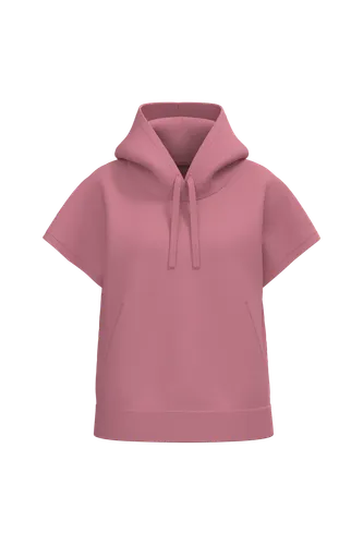 Sweat-shirt écoresponsable à capuche oversize sans manches French Terry femme - Native Spirit