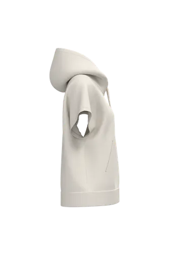 Sweat-shirt écoresponsable à capuche oversize sans manches French Terry femme - Native Spirit