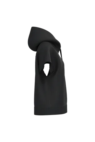 Sweat-shirt écoresponsable à capuche oversize sans manches French Terry femme - Native Spirit