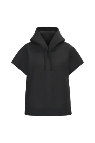 Sweat-shirt écoresponsable à capuche oversize sans manches French Terry femme - Native Spirit