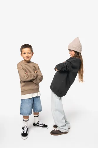 Sweat-shirt écoresponsable à col rond oversize enfant personnalisé - Native Spirit