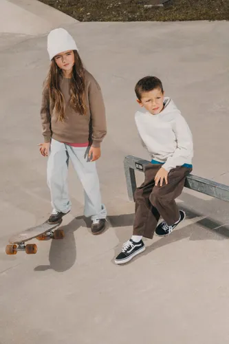 Sweat-shirt écoresponsable à col rond oversize enfant personnalisé - Native Spirit