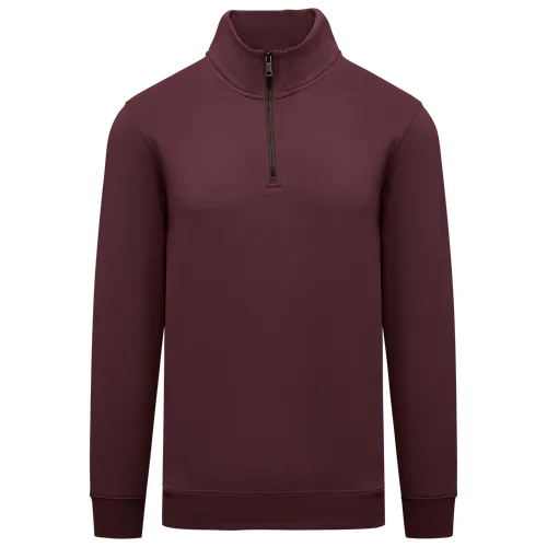 Sweat-shirt écoresponsable personnalisé à col montant zippé homme - Native Spirit