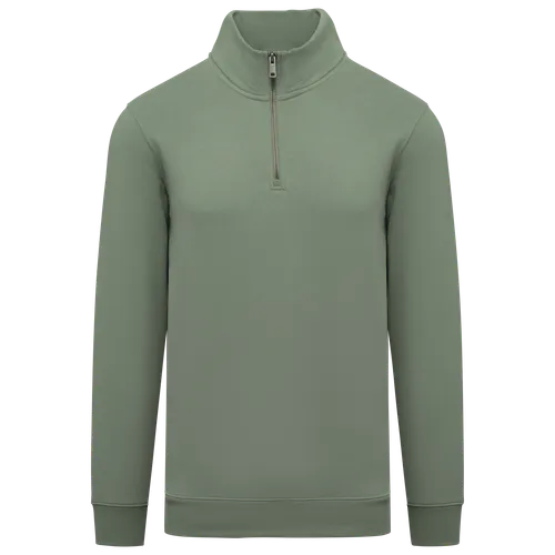 Sweat-shirt écoresponsable personnalisé à col montant zippé homme - Native Spirit