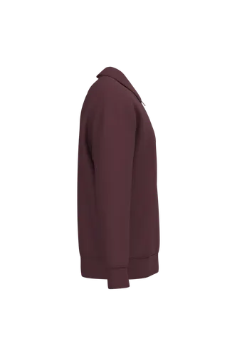 Sweat-shirt écoresponsable quart zip col polo à épaules tombantes unisexe - Native Spirit