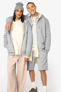 Sweat-shirt écoresponsable zippé doublé en sherpa unisexe - Native Spirit