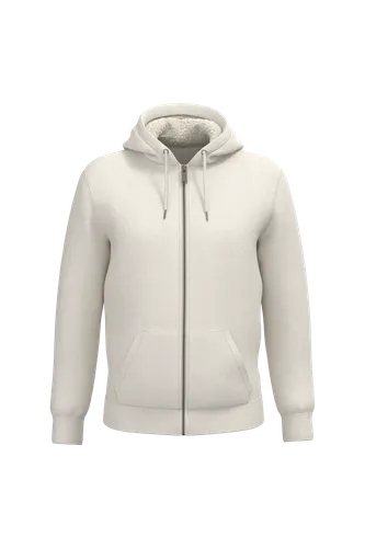 Sweat-shirt écoresponsable zippé doublé en sherpa unisexe - Native Spirit