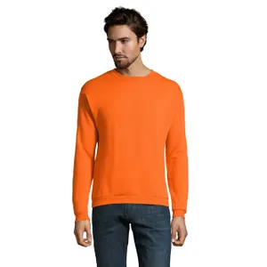 Sweat-Shirt Homme Col Rond Spider à personnaliser - SOL'S | Orange