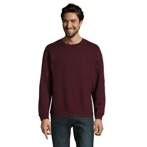 Sweat-Shirt Homme Col Rond Spider à personnaliser - SOL'S | Oxblood