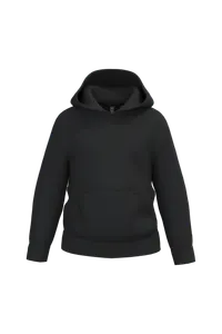 Sweat-shirt recyclé à capuche enfant - Kariban | Black