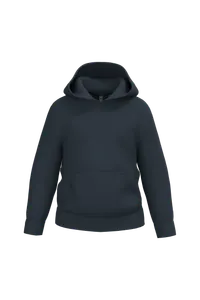 Sweat-shirt recyclé à capuche enfant - Kariban | Navy