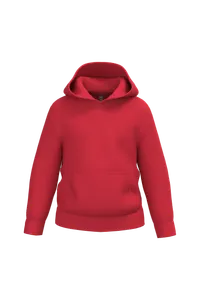 Sweat-shirt recyclé à capuche enfant - Kariban | Red