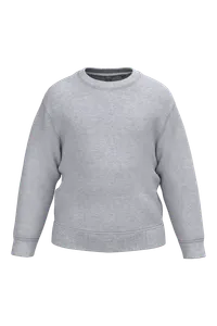 Sweat-shirt recyclé col rond enfant - Kariban | Oxford Grey